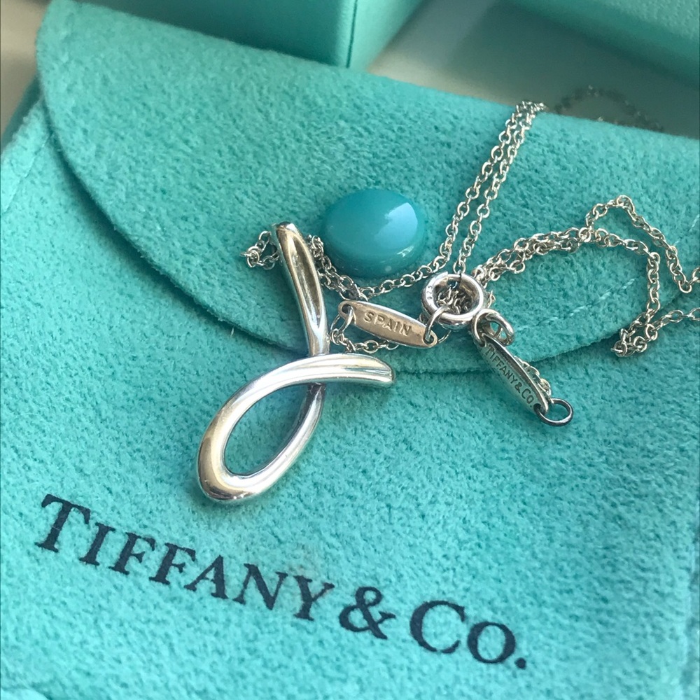 Tiffany & Co. Elsa Peretti Letter “J” Pendant